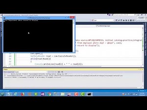 Parameterized Queries in ADO.Net