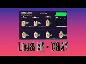 #Line6 M5/M9/M13 Pedalboard with Bass - DELAY EFFECTS (No Talking)