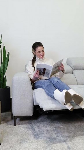 The MOST Comfortable Power Recliner Sectional Sofa with Adjustable Headrests & USB Charging Ports ✨