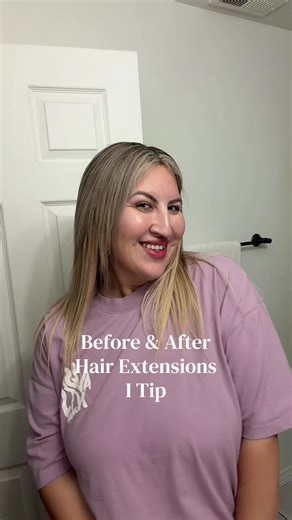Transformación de cabello con extensiones I Tip
