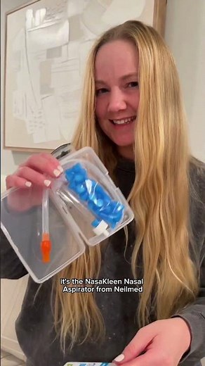 Help your baby breathe easier with the NeilMed Baby NasaKleen Nasal Aspirator 👶💧