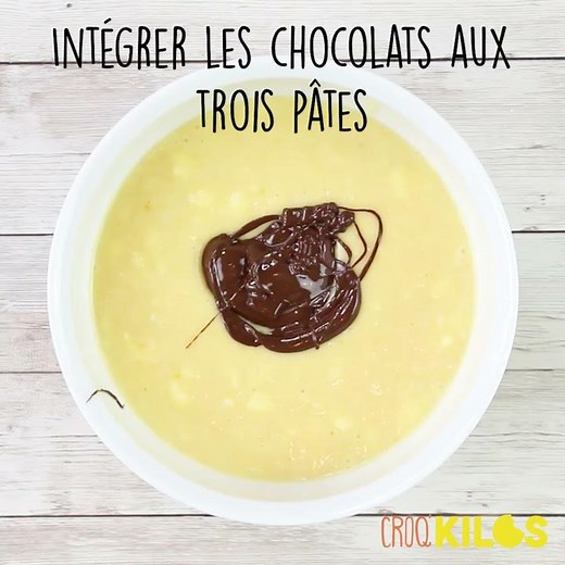 Gâteau 3 chocolats - Croq'Kilos