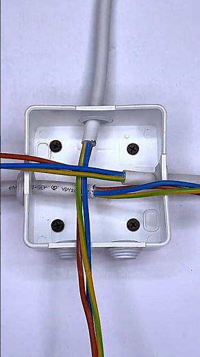 How to Connect 3 Wires in a Junction Box - Satisfying Clicks #shorts