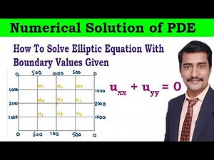 How To Solve Elliptic Equation With Boundary Values Given Numerical Solution of PDE