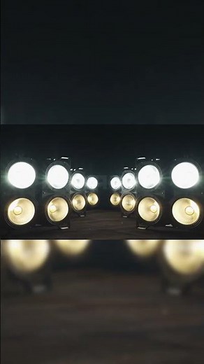 Experience the stunning light effect of the 4x100w LED COB light! #shorts