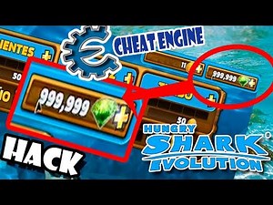 ¡¡¡COMO TENER MONEDAS Y GEMAS INFINITAS!! | HUNGRY SHARK EVOLUTION pc| TUTORIAL (cheat engine)