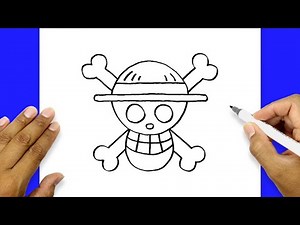 How To Draw One Piece Logo Easy | Simple Drawing Tutorial