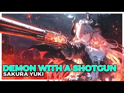 [Nightcore] Demon With A Shotgun (Villain • Female Vocals) [Lyrics] Encore Version