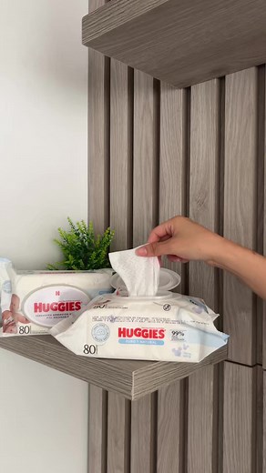 Toallitas Huggies: 99% Agua y 100% Amor
