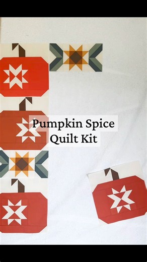 New Fall Quilt Kit 🎃 | Spiced Pumpkin by Abby Maed