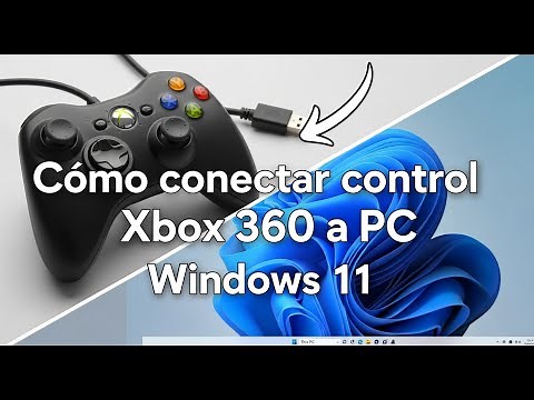 como conectar control alámbrico de Xbox 360 ala pc con Windows 11