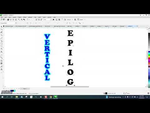 Corel Draw Tips & Tricks Vertical Text with a TWIST