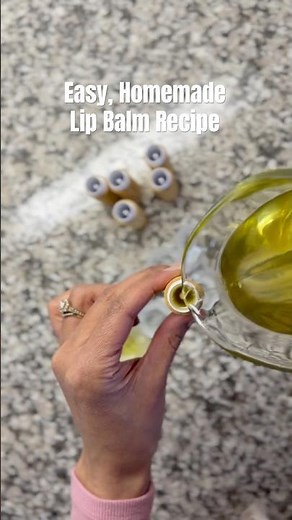 Easy, Homemade Lip Balm Recipe!