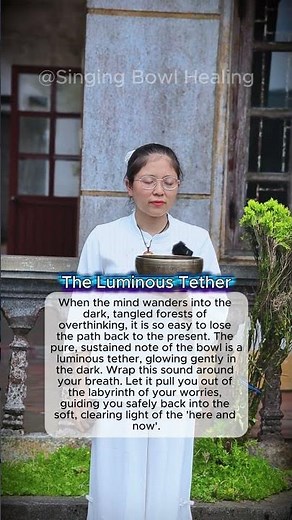 The Luminous Tether #singingbowl #soundhealing #DeepRelaxation #432hz #meditation