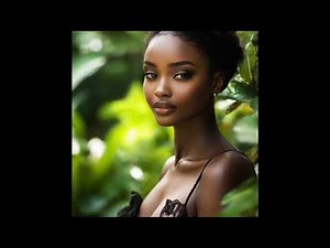 Classy Nigerian models in a garden