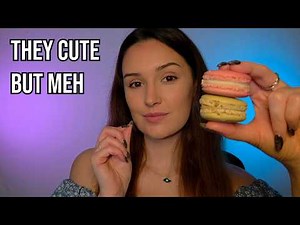 Eating Macarons from Paris (I'm underwhelmed) | ASMR