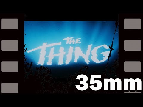 35mm film THE THING (1982) Grindhouse "Opening Credits/ Antarctica, Winter 1982 "