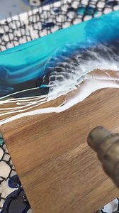 5.9K views · 44 reactions | Having trouble getting those perfect foamy waves? Go check out @gypsyfinnstx and her online course! #epoxyresin #resinart #resinwaves #epoxy #oceanart #beachart | Promise Epoxy | Facebook