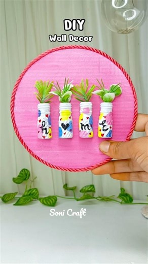 Don't Throw Tiny Bottle's!😱 DIY Wall Hanging / #craft