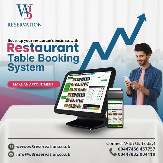 W3 Reservation (Restaurant Table Booking Software)