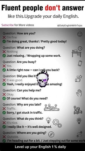 Basic English vs Fluent English 🔥 | Huge Difference | Speak Smart & Confidently ✅ #learningenglish