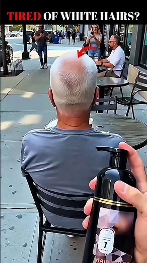 This Shampoo Makes White Hair Look Black!