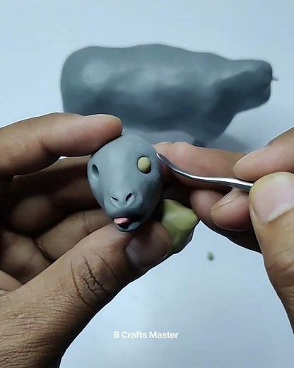 How to make sheep with clay At Home / Clay animals/ clay art tutorial/ Crafts video #shorts #DIY