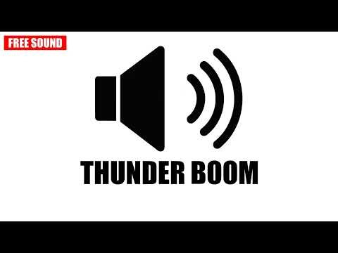 Thunderclap Boom Sound Effect (Free Sound Effect) Free - no copyright SFX