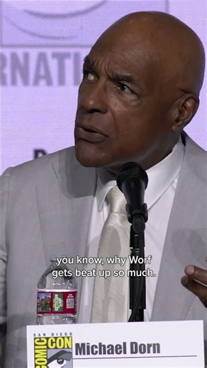 Michael Dorn Speaking About Gene Roddenberry's Powerful Characters💪 #StarTrek60 #SDCC