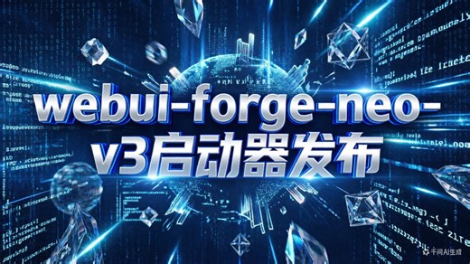 sd-webui-forge-neo-v3正式版启动器发布，老奶奶都能看懂的软件使用教程