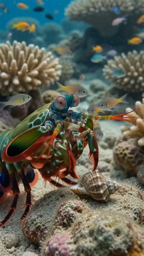 The Tiny Animal With the World's Fastest Punch | Meet the Peacock Mantis Shrimp