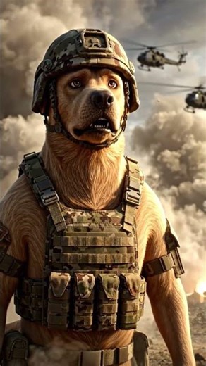 Hero Military Dog 🐶🇺🇸 | Brave Soldier Saves a Life | Emotional Pixar Style Animation