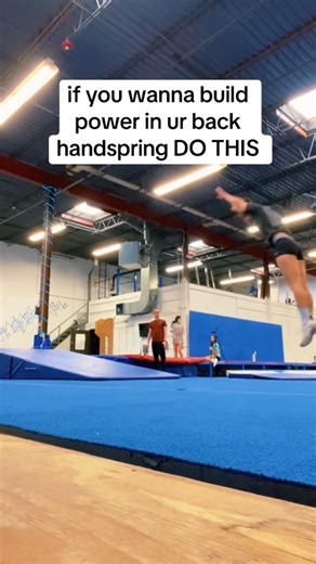 How to get a faster back handspring 💨 #tumbler #tumbling #cheerleading #backhandspring #flipflops