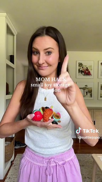 Mom Hack: Small Toy Storage Solution for Little People Toys