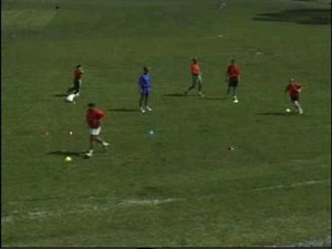 Touch Football - switch drill
