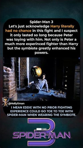 Spider-Man 3 (2007) Peter Was Clearly Holding Back Against Harry