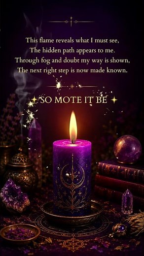 🕯️ Reveal the Next Step | Candle Spell for Clarity & Guidance ✨
