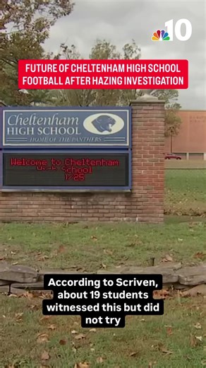 The 2026 #football season for #Cheltenham High School remains uncertain after an investigation confirmed a ‘student-on-student’ assault in the football locker room. NBC10's @lilizhengtv reports. #nbc10philly