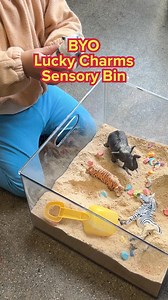 Play time! This edible sensory bin puts the snack in “snacktivity” 🤗 This parent hack is an easy and fun ways for kiddos to explore and develop fine motor skills! | Lucky Charms