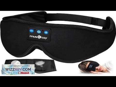 MUSICOZY Sleep Headphones Bluetooth 5.4 Sleep Mask Headband Headphones Sleeping Eye Mask
