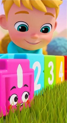 Colorful Number Blocks Adventure | Learn Counting 1–10 with Cute Toddler | Fun 3D Kids Animation