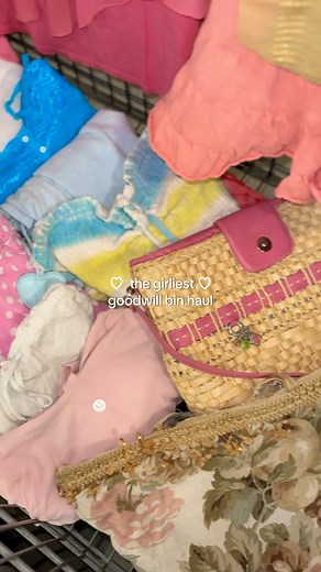 Goodwill haul but make it girly ♡ which is your favorite? #thrifthaul