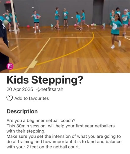 NETFIT Netball on Reels