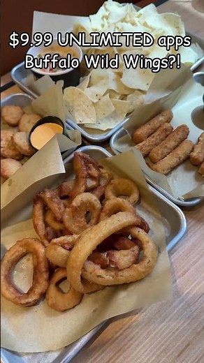 $9.99 All You Can Eat Appetizers at Buffalo Wild Wings?! (Bottomless Apps Deal Explained