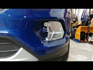 2017 Ford Escape SE fog lamp & turn signal assembly removal