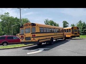 Thomas School Buses Pulling In