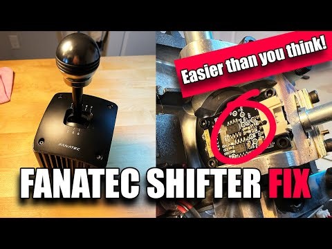 Easy Fanatec Shifter Fix, For FREE! NO MORE MIS-SHIFTS!