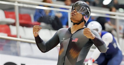 Shah Firdaus sprints to first major keirin crown in style [WATCH] | New Straits Times