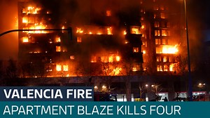 At least four killed as fire engulfs apartment block in Spain - Latest From ITV News