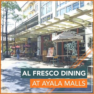 Sit back, relax, and take comfort in dining al fresco at Ayala Malls! 🍃 Dine under the simplicity of gentle breeze combined with great food and elegant open spaces to make for a safe and hassle-free dining experience. Create tender moments with your loved ones as you dine in confidence on your next visit to Ayala Malls! | Ayala Malls